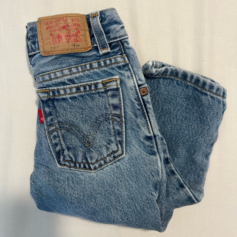 Levi's 550 Toddler Light Blue Denim Jeans